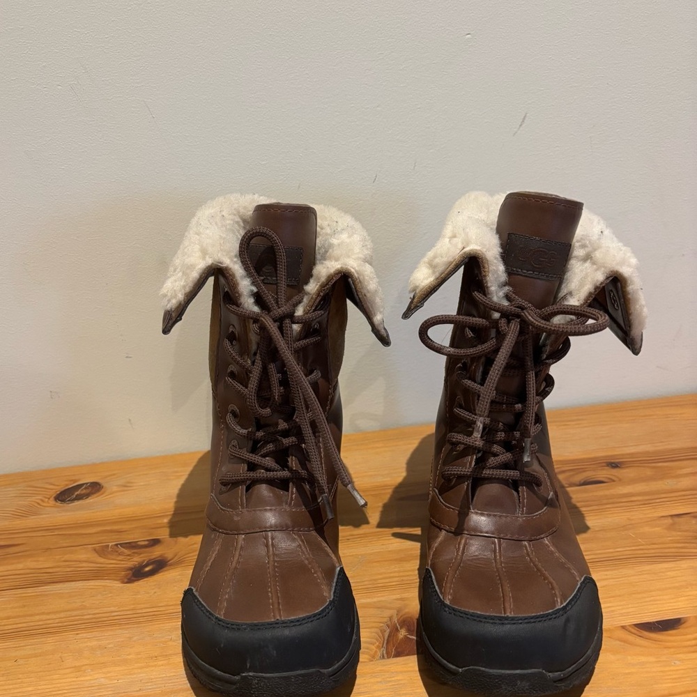 UGG Kids Brown and Black Boots